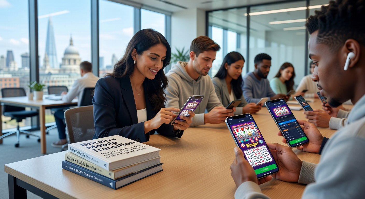 Close-up of smartphone screen showing augmented reality elements in a bingo game interface