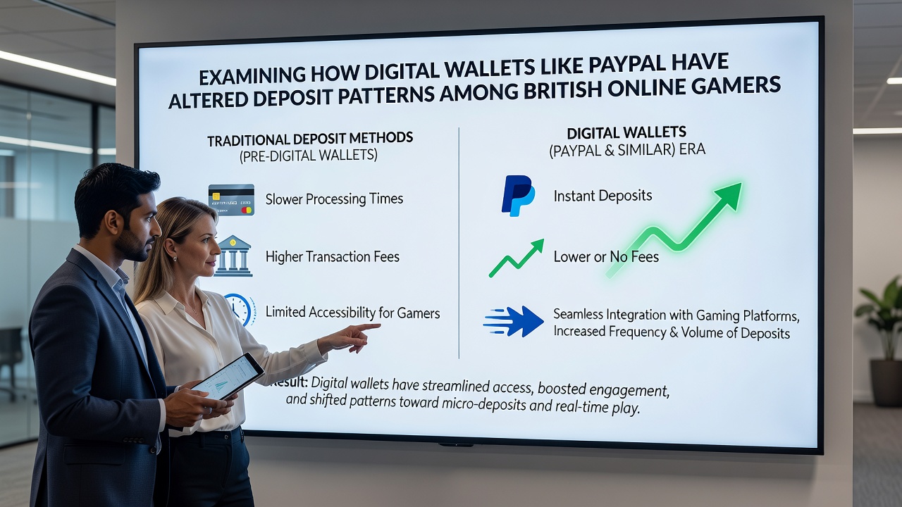 Chart showing changes in deposit frequency and amounts after digital wallet adoption