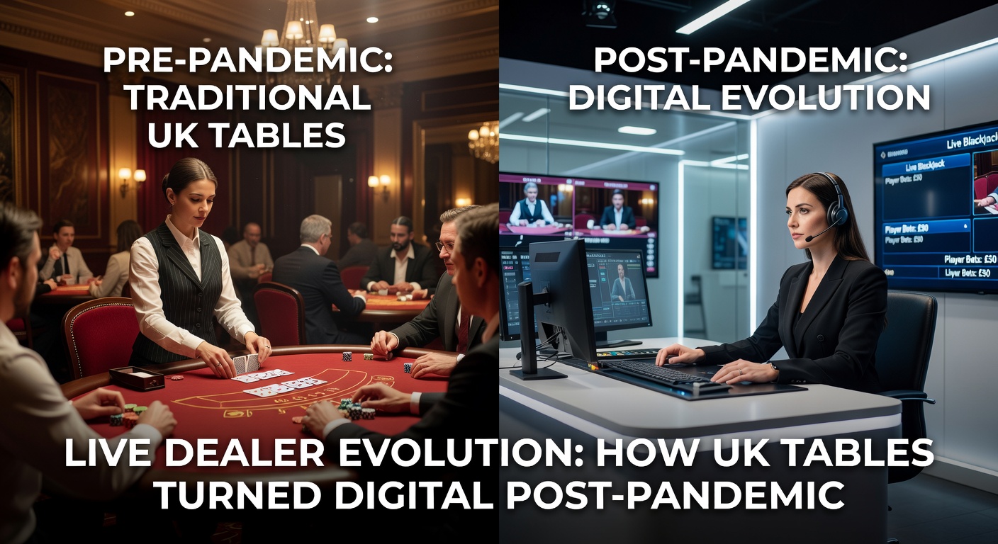 Advanced live dealer studio with multi-angle cameras and interactive interfaces, showcasing post-pandemic tech upgrades for UK audiences