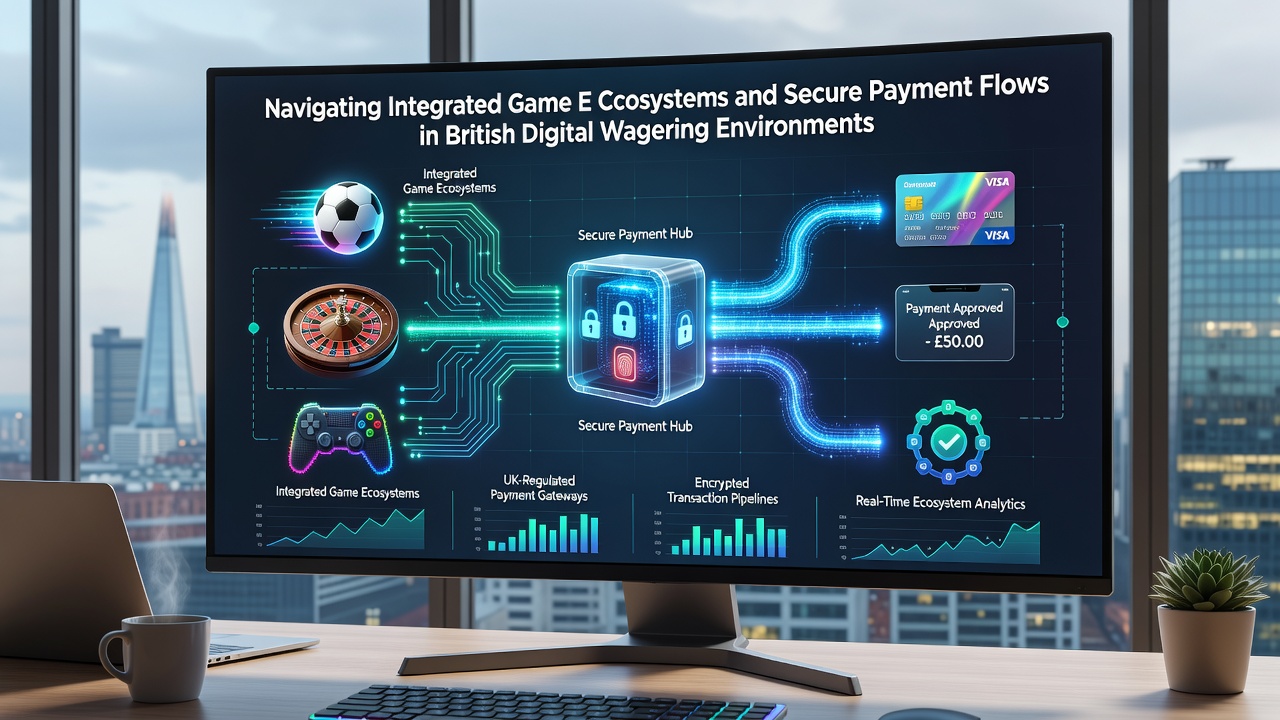 Secure payment flow diagram illustrating encrypted transactions, tokenization, and multi-factor authentication steps in British digital wagering environments